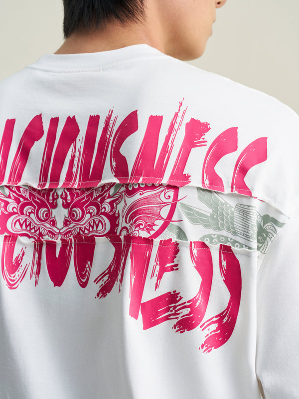 The Heavenly Auspicious Beast, oversized T-shirt