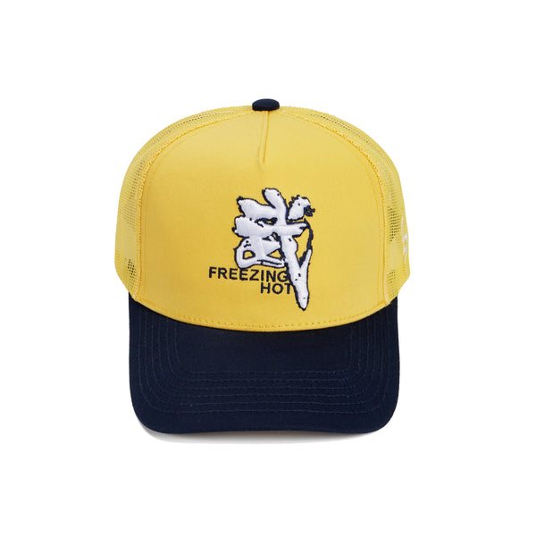 中国の書道刺繍入りメッシュバックベースボールキャップ