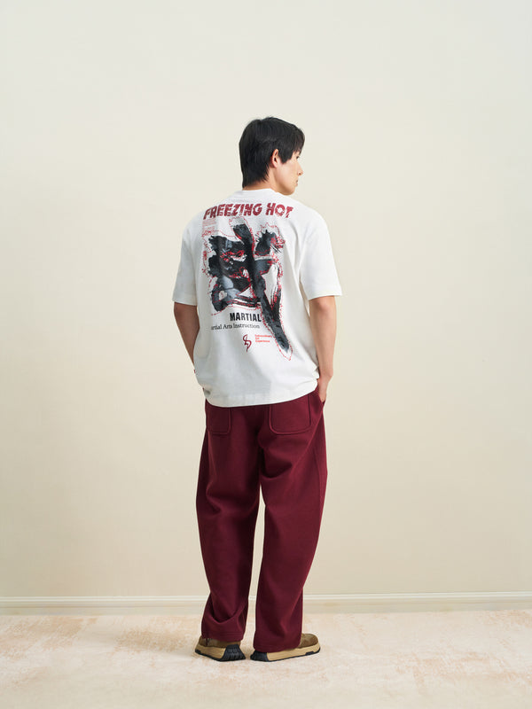 Chinese calligraphy Martial Arts,  oversized T-shirt