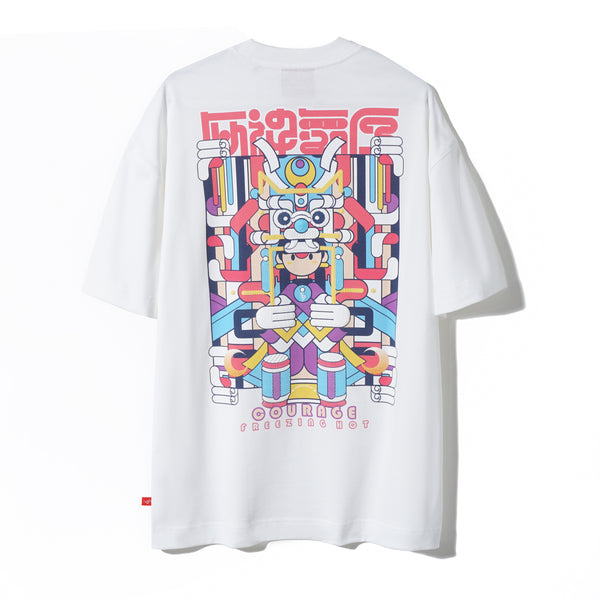 Loong Santaize series I, oversized T-shirt