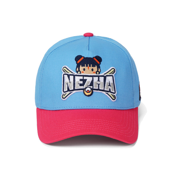 NEZHA figure Embroidered Cotton-Twill Cap