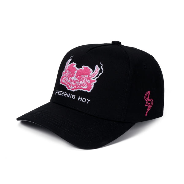 Mythical creatures embroidered Cotton-Twill Baseball Cap